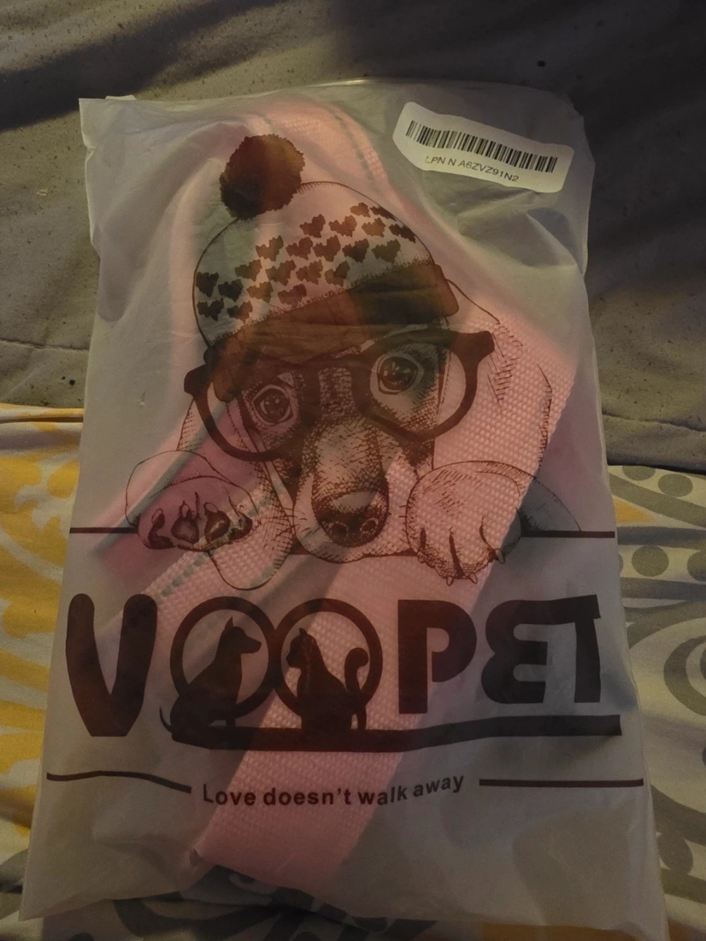 VooPet NO PULL Pink Dog Harness - Comfortable Soft Fit